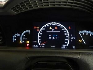 Mercedes S Class W221/CL W216 Instrument dashboard cluster changed to AMG_3
