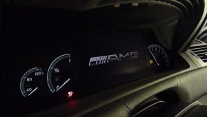 Mercedes S Class W221/CL W216 Instrument dashboard cluster changed to AMG_