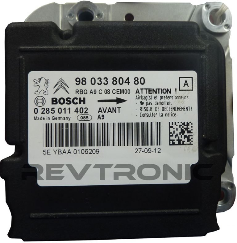 Peugeot 208 98 033 804 80 Airbag Crash Data Reset