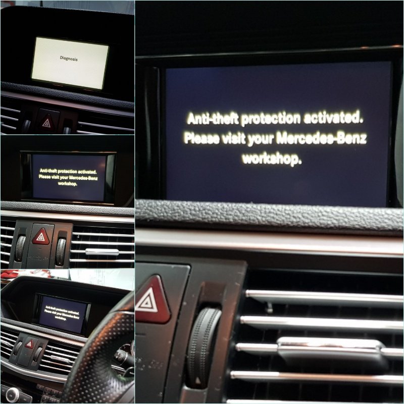 Mercedes E Class W212 Anti Theft Pin Code