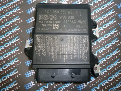 VW-Skoda-3Q0-959-655-AS-Airbag-ECU-Control-Module-SRS-Crash-Data-Clear-