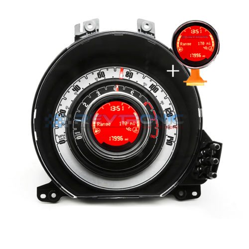 Fiat 500 Instrument Cluster Speedo Repair for Lights Blinking + Center Display Replacement