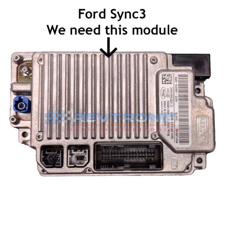 Ford Sync3 Repair Service For Stuck On Ford Logo, not booting