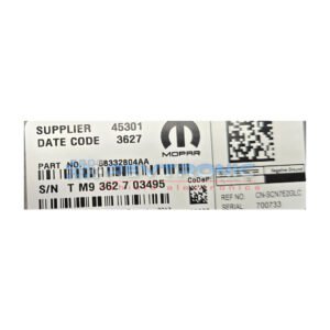 Mopar 68332804AB Fix
