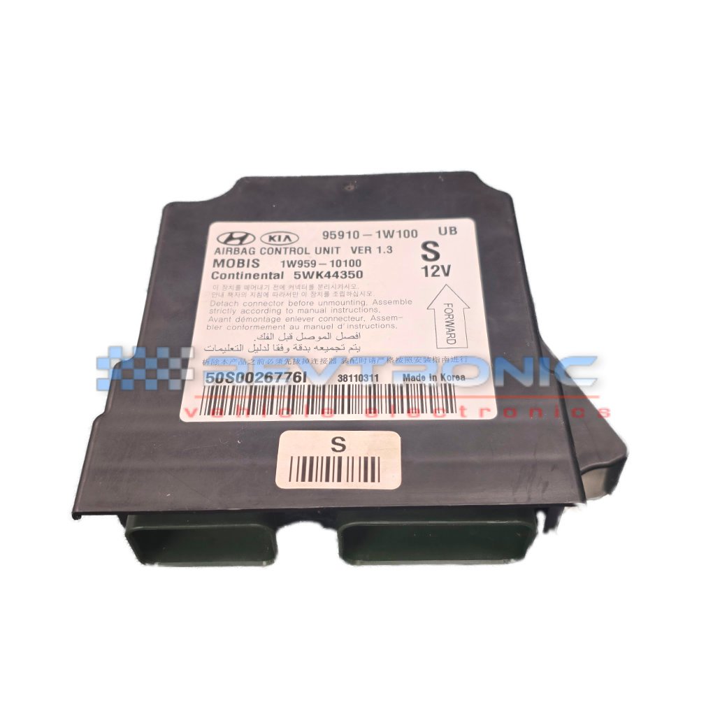 Kia Rio 1W959-10100 Airbag Ecu Repair for no communication